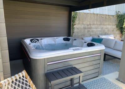 Jacuzzi du gîte Un P'tit Bout de Ciel